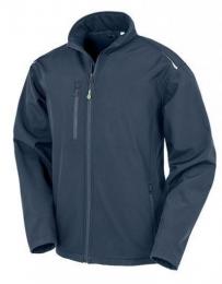 RESULT GENUINE RECYCLED RT900 Recycled 3-Layer Printable Softshell Jacket-Navy