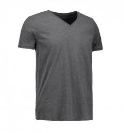 T-shirt męski ID CORE V-neck 0542-Charcoal melange