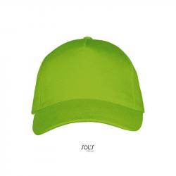 5-panelowa czapka z daszkiem SOL'S LONG BEACH-Lime