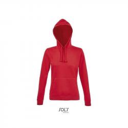 Damska bluza hoodie SOL'S SPENCER WOMEN-Red