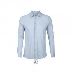 Męska koszula biznesowa NEOBLU BALTHAZAR MEN-Soft blue