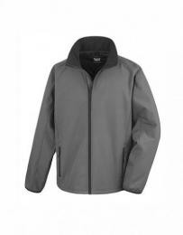 RESULT CORE RT231 Printable Soft Shell Jacket-Charcoal/Black
