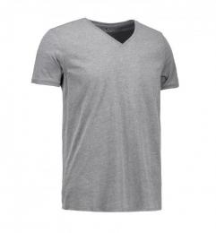 T-shirt męski ID CORE V-neck 0542-Grey melange