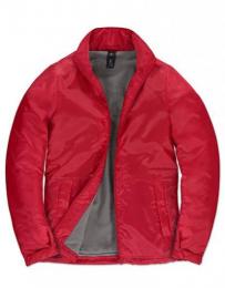 B&C Women´s Jacket Multi-Active– Red/Warm Grey