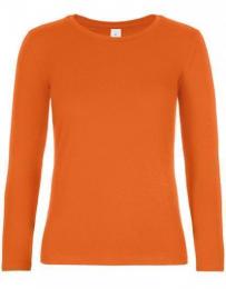 B&C Women´s T-Shirt #E190 Long Sleeve– Urban Orange