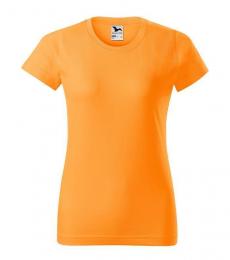 Damski t-shirt koszulka MALFINI Basic 134-mandarynkowy