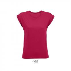 Klasyczna koszulka damska SOL'S MELBA-Dark pink