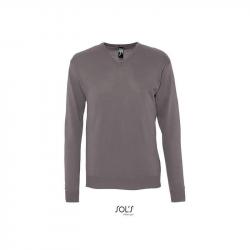 Męski sweter biznesowy SOL'S GALAXY MEN-Medium grey
