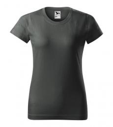 Damski t-shirt koszulka MALFINI Basic 134-ciemny khaki