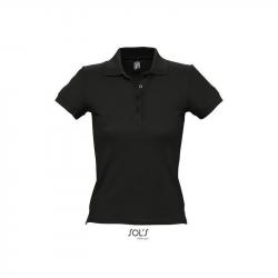 Damska koszulka polo SOL'S PEOPLE-Black