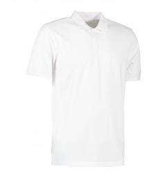 Męska koszulka polo ekologiczna ID 0586-White