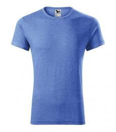 Koszulka męska MALFINI Fusion 163-niebieski melanż