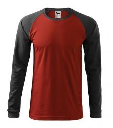 Koszulka męska z długim rękawem MALFINI Street LS 130-marlboro czerwony