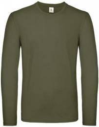 B&C Men´s T-Shirt #E150 Long Sleeve– Urban Khaki