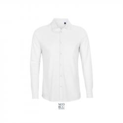 Męska koszula biznesowa NEOBLU BASILE MEN-Optic white