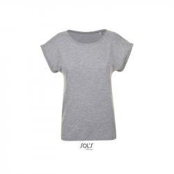 Klasyczna koszulka damska SOL'S MELBA-Grey melange