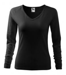 T-shirt koszulka damska MALFINI Elegance 127-czarny