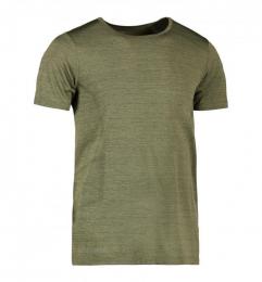 Męski t-shirt bezszwowy GEYSER G21020-Olive melange