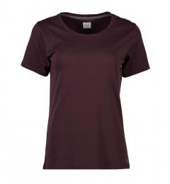 Damski t-shirt premium SEVEN SEAS O neck S630-Bordeaux melange