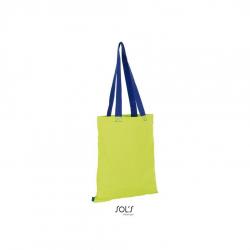 Wytrzymała torba na zakupy SOL'S HAMILTON-Neon lime / Royal blue
