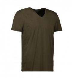 T-shirt męski ID CORE V-neck 0542-Olive