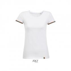Koszulka t-shirt damska SOL'S RAINBOW WOMEN-White / Multicolore