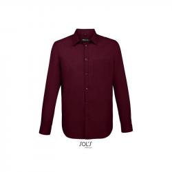 Męska koszula biznesowa SOL'S BALTIMORE FIT-Medium burgundy