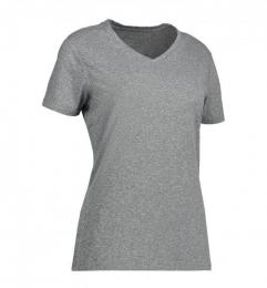 Damski t-shirt techniczny ID YES Active 2032-Grey melange