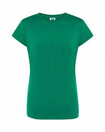 Damski t-shirt JHK TSRL CMF-Kelly green