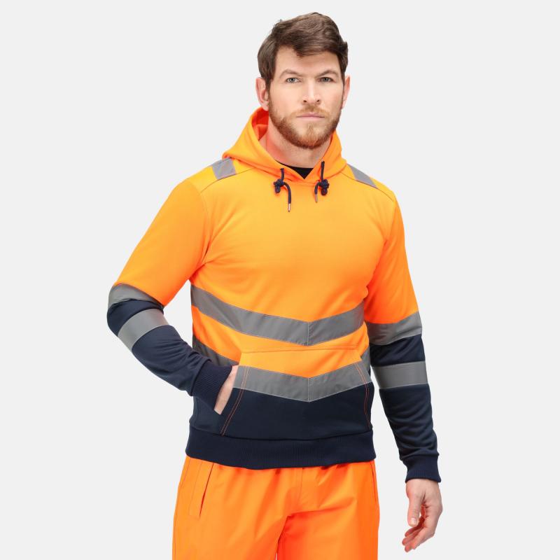 Bluza bezpieczeństwa Regatta Professional PRO HI VIS HOODY-Orange