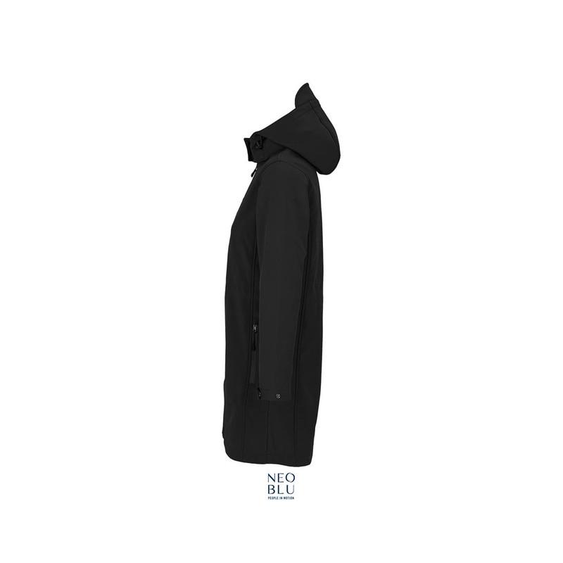 Damski płaszcz softshell NEOBLU ACHILLE WOMEN-Deep black