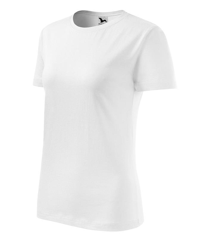 Klasyczna koszulka damska MALFINI Classic New 133-biały