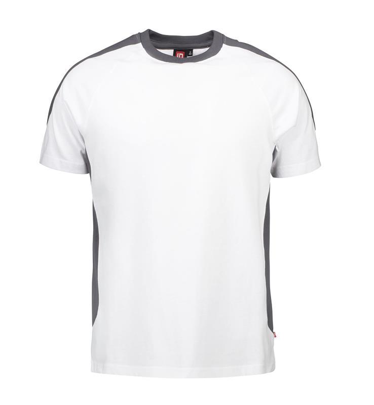 Koszulka unisex PRO WEAR kontrast 0302-White