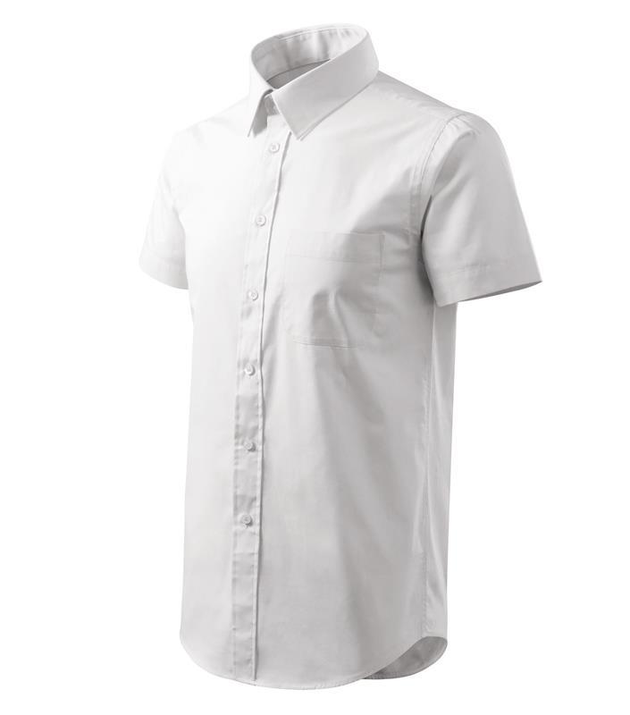 Męska koszula z krótkim rękawem MALFINI Chic 207-biały
