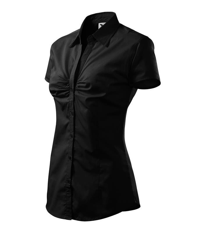 Damska koszula z krótkim rękawem MALFINI Chic 214-czarny