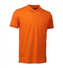Męska koszulka polo ze stretchem ID 0525-Orange