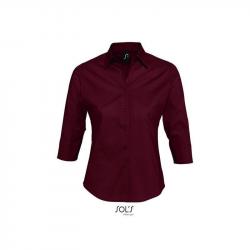 Damska koszula z krótkim rękawem SOL'S EFFECT-Medium burgundy