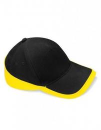 BEECHFIELD B171 Teamwear Competition Cap-Black/Yellow