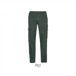 Męskie spodnie stretch SOL'S DOCKER-Forest green