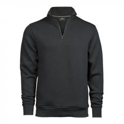 TEE JAYS Half Zip Sweatshirt TJ5438-Dark Grey (Solid)