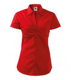 Damska koszula z krótkim rękawem MALFINI Chic 214-czerwony