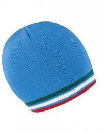 RESULT WINTER ESSENTIALS RC368 National Beanie-Blue/Green/White/Red