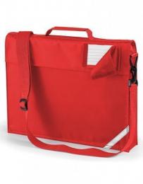 QUADRA QD457 Junior Book Bag With Strap-Bright Red