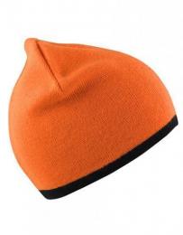 RESULT WINTER ESSENTIALS RC46 Reversible Fashion Fit Hat-Bright Orange/Black