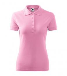 Koszulka damska MALFINI Pique Polo 210-różowy