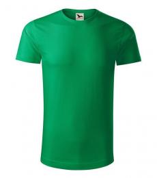 Koszulka t-shirt męski MALFINI Origin 171-zieleń trawy