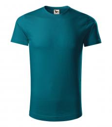 Koszulka t-shirt męski MALFINI Origin 171-petrol blue