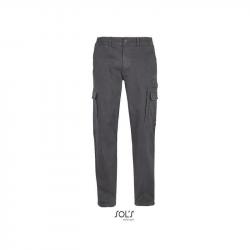Męskie spodnie stretch SOL'S DOCKER-Dark grey
