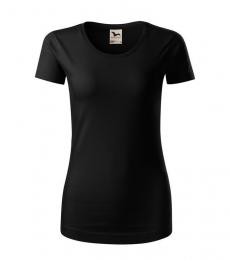 Damski t-shirt koszulka MALFINI Origin 172-czarny