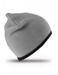 RESULT WINTER ESSENTIALS RC46 Reversible Fashion Fit Hat-Grey/Black